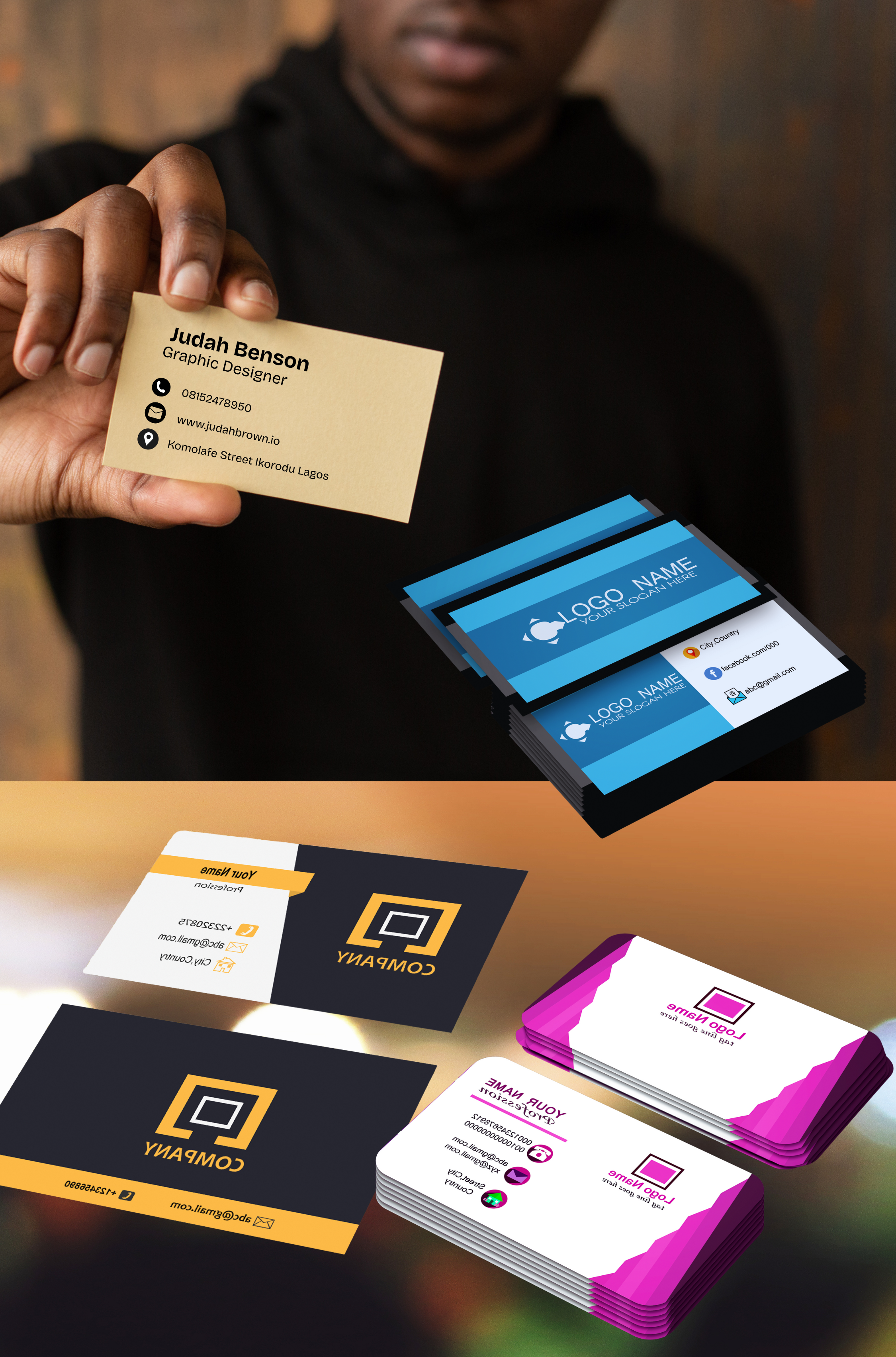 Business card printing in Lekki–Ajah, Lagos – premium quality business cards for professionals and companies