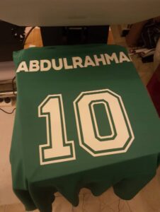 DTG printed sportswear in Lekki Ajah Lagos